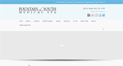 Desktop Screenshot of fountainmedicalspa.com